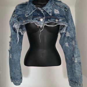 RIPPED DENIEM JACKET…YOU DID’NT KNOW YOU NEEDED!